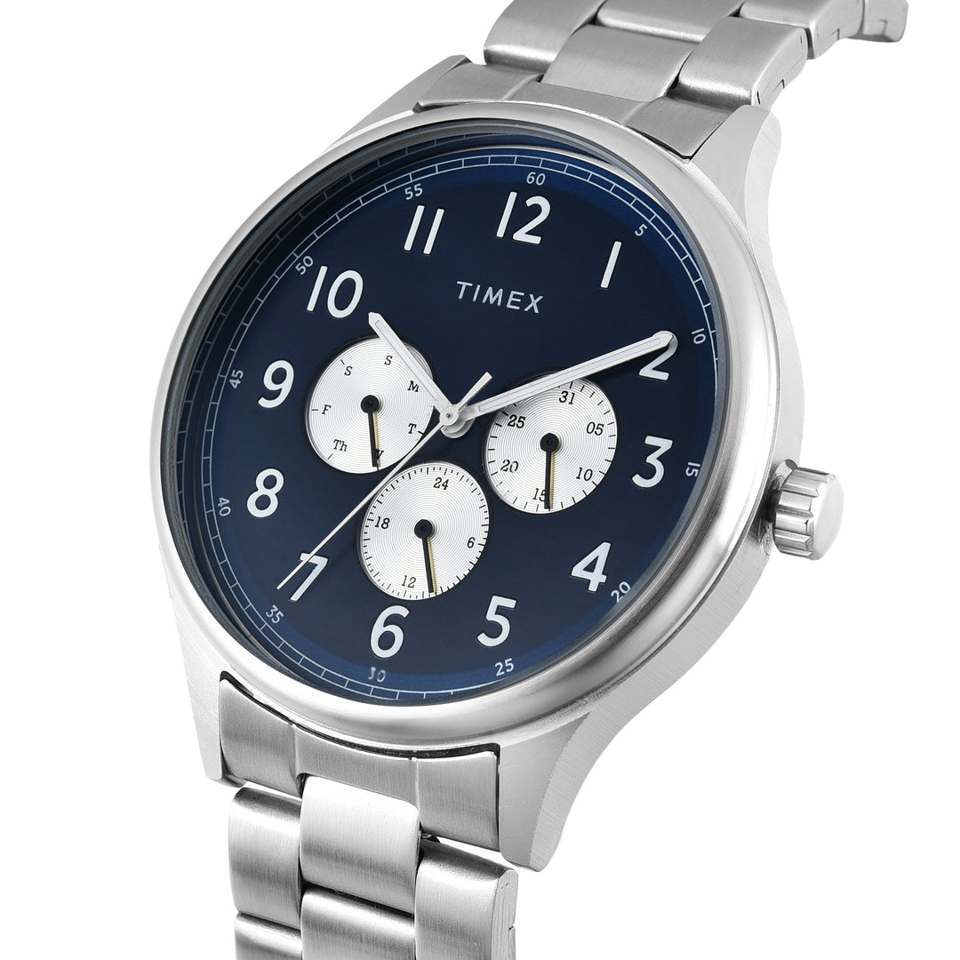 TIMEX Men Blue Round Dial Analog Watch - TWEG184SMU22