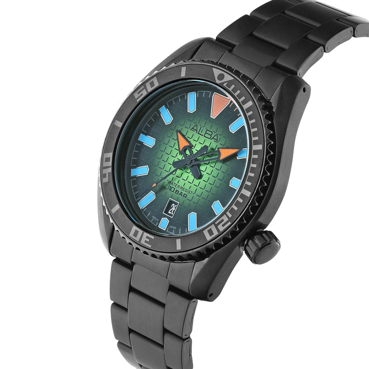 AS9N93X1 Textured Dial Tokyo Neon