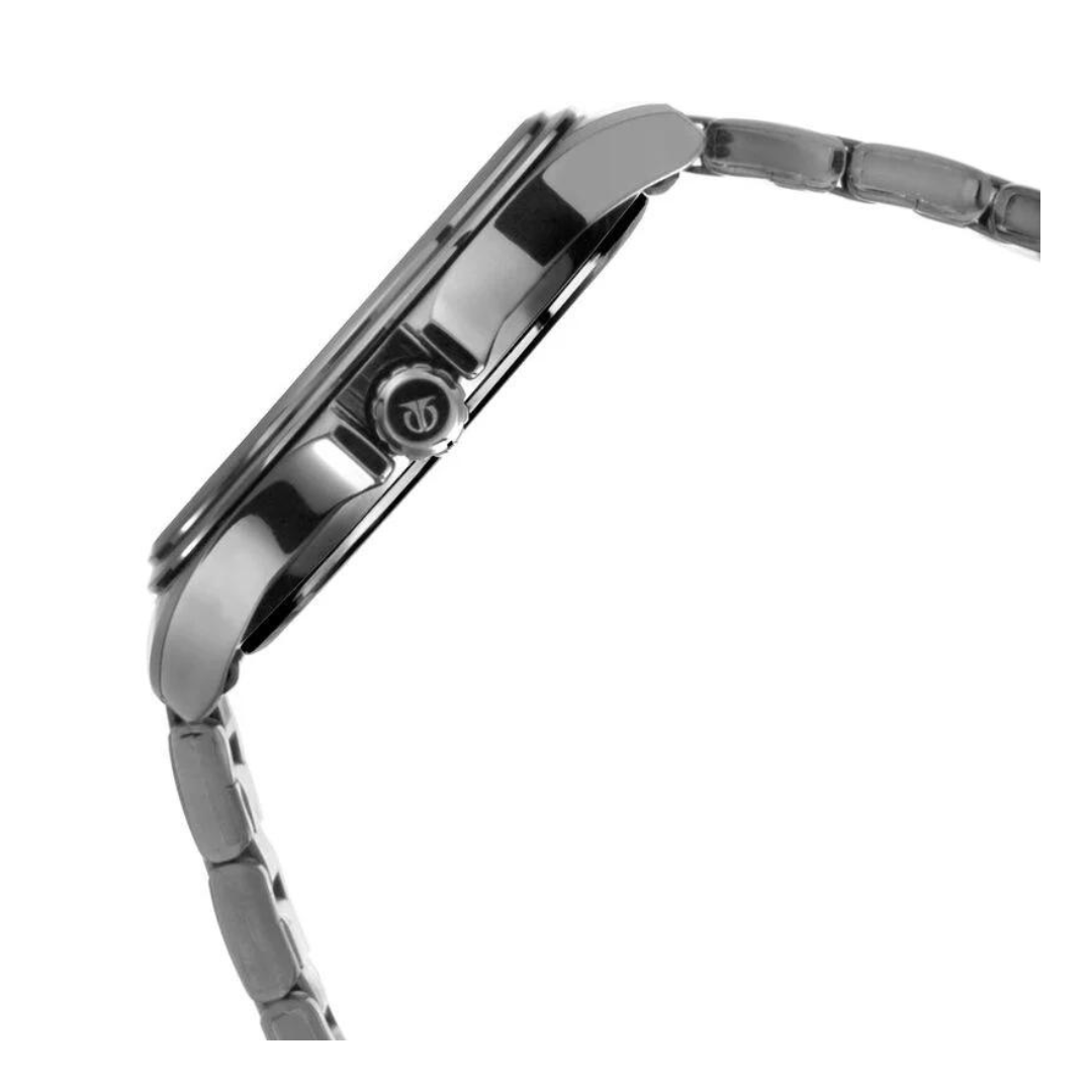 Titan Black Dial Stainless Steel Strap Watch 1698NM01 / NS1698NM01