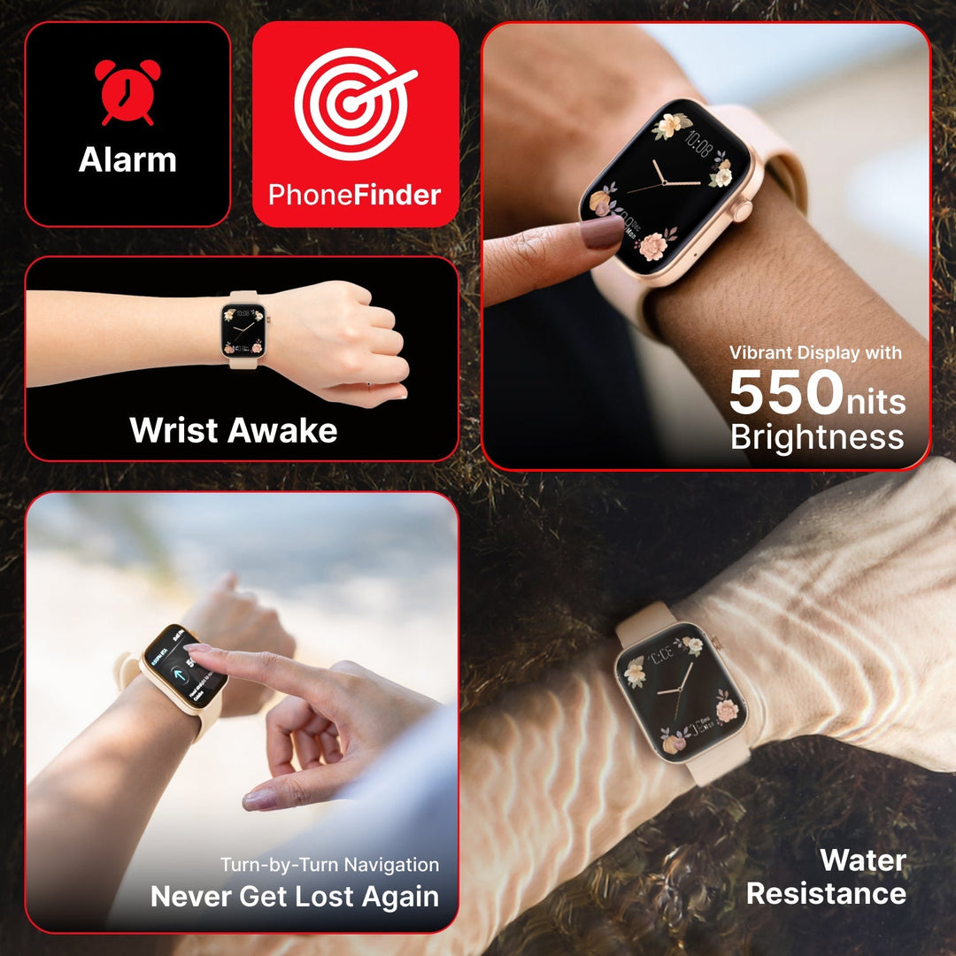 IConnect By Timex Navigator 1.83"(4.6cm) Display With Turn By Turn Navigation & BT Calling Smartwatch For Unisex - TWIXW903T