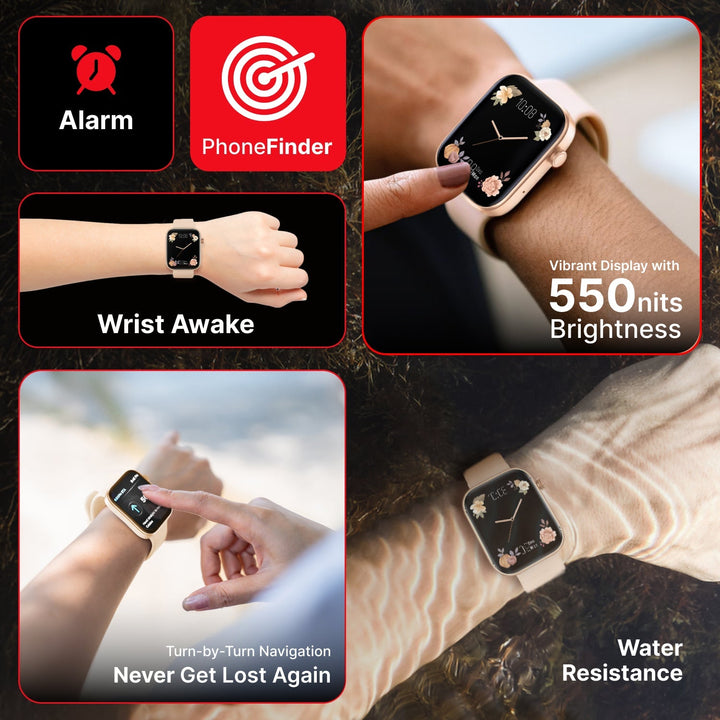 IConnect By Timex Navigator 1.83"(4.6cm) Display With Turn By Turn Navigation & BT Calling Smartwatch For Unisex - TWIXW903T