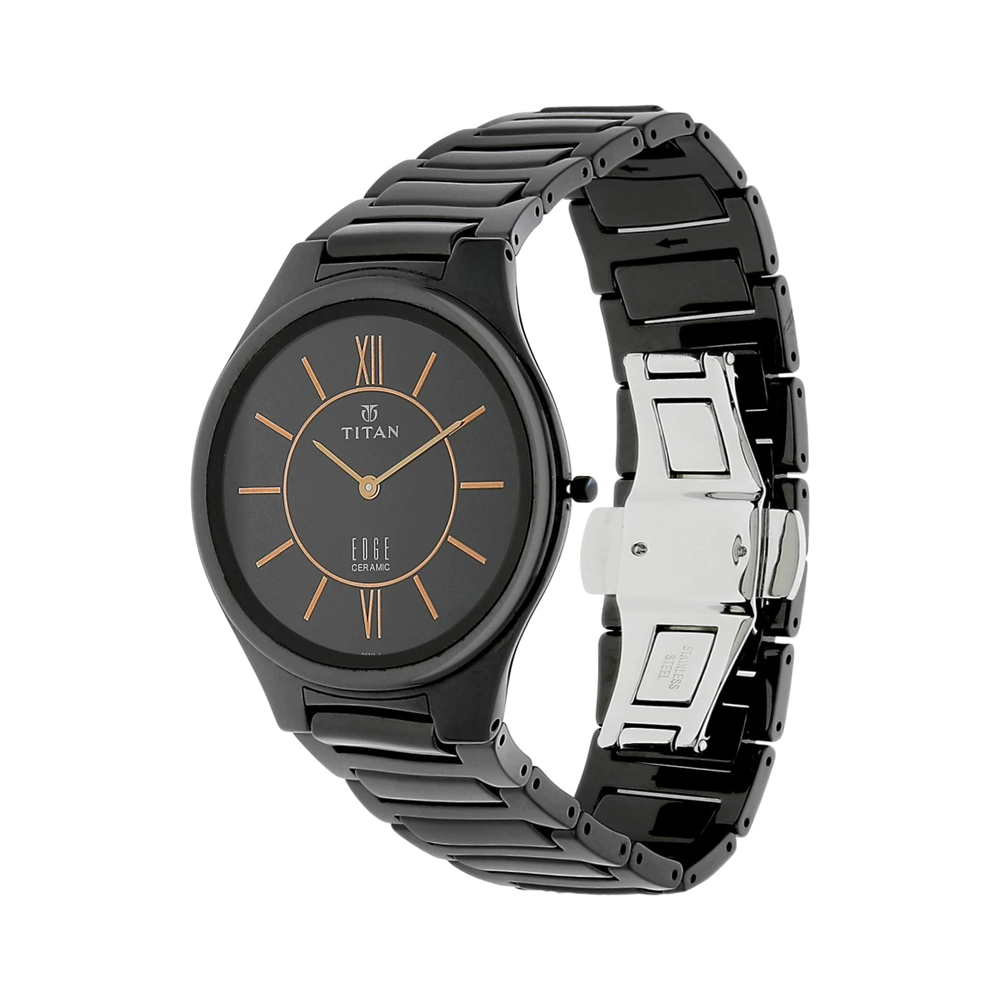 TITAN Edge Ceramic - Slimmest Ceramic Analog Watch NP1696NC01