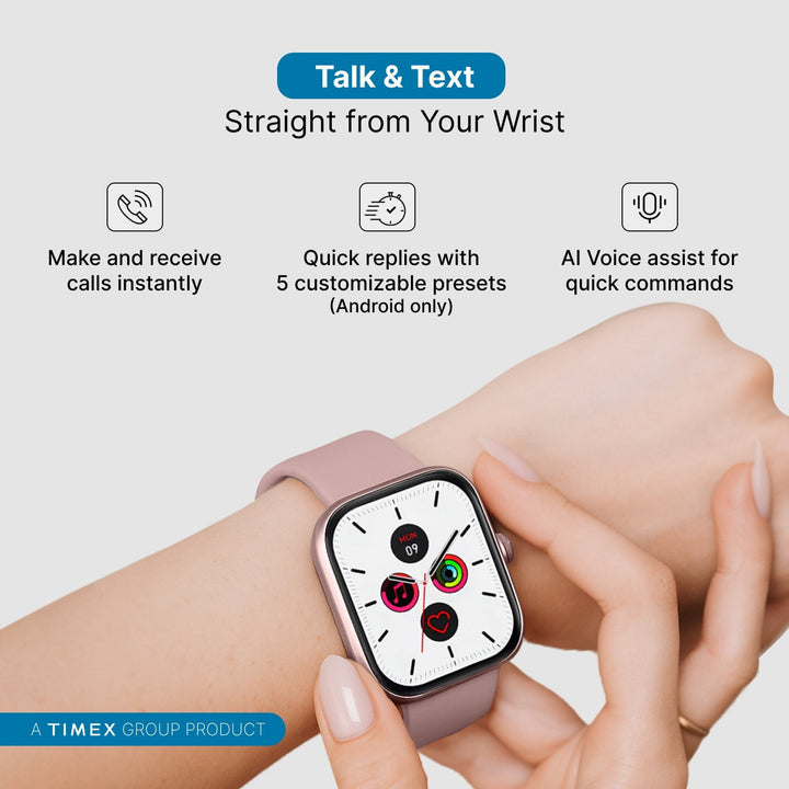 Timex IConnect Arc 2.01"(5.1 Cm) Display With BT Calling Smartwatch For Unisex - TWIXW1401T