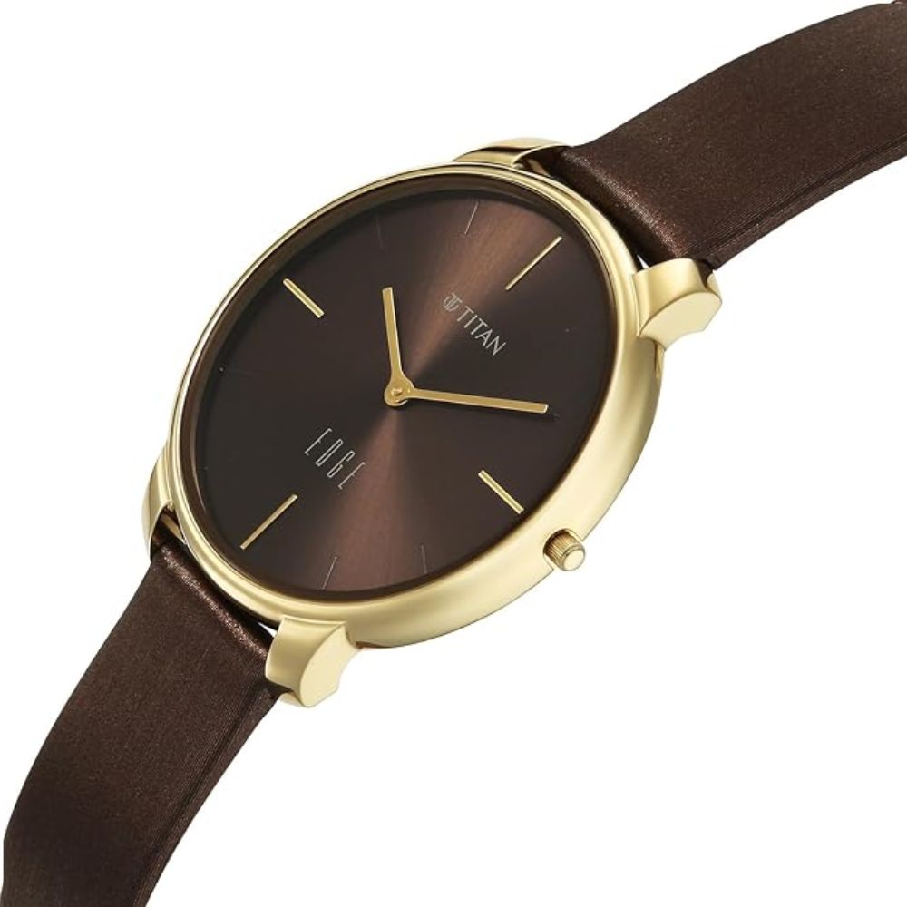 Titan Velora 2654QL02 Brown Dial Women&