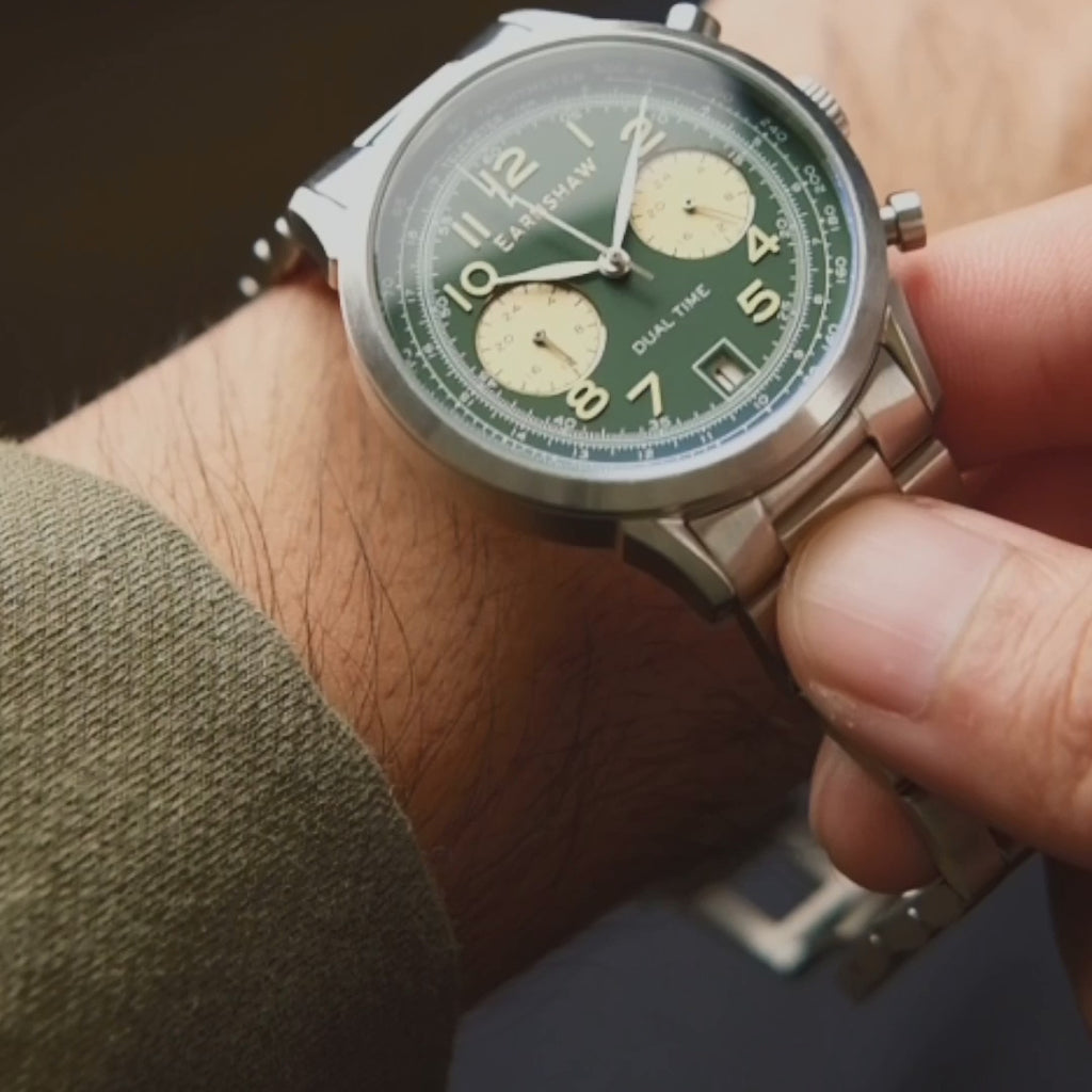 Earnshaw Ampere Dual Time Multifunction Basil