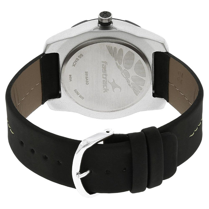 Fastrack Quartz Analog Grey Dial Plastic Strap Watch for Guys NS3015AL02