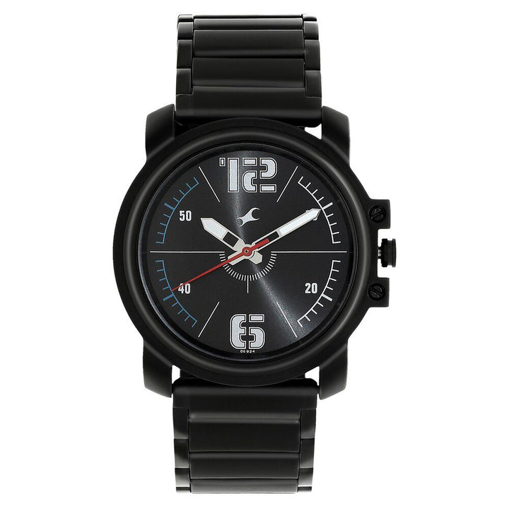 Fastrack Hitlist Quartz Analog Silver Dial Stainless Steel Strap Watch for Guys NS3039NM02