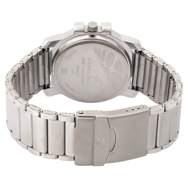 Fastrack Brown Dial Quartz Analog with Day and Date Watch for Guys NS3039SM10