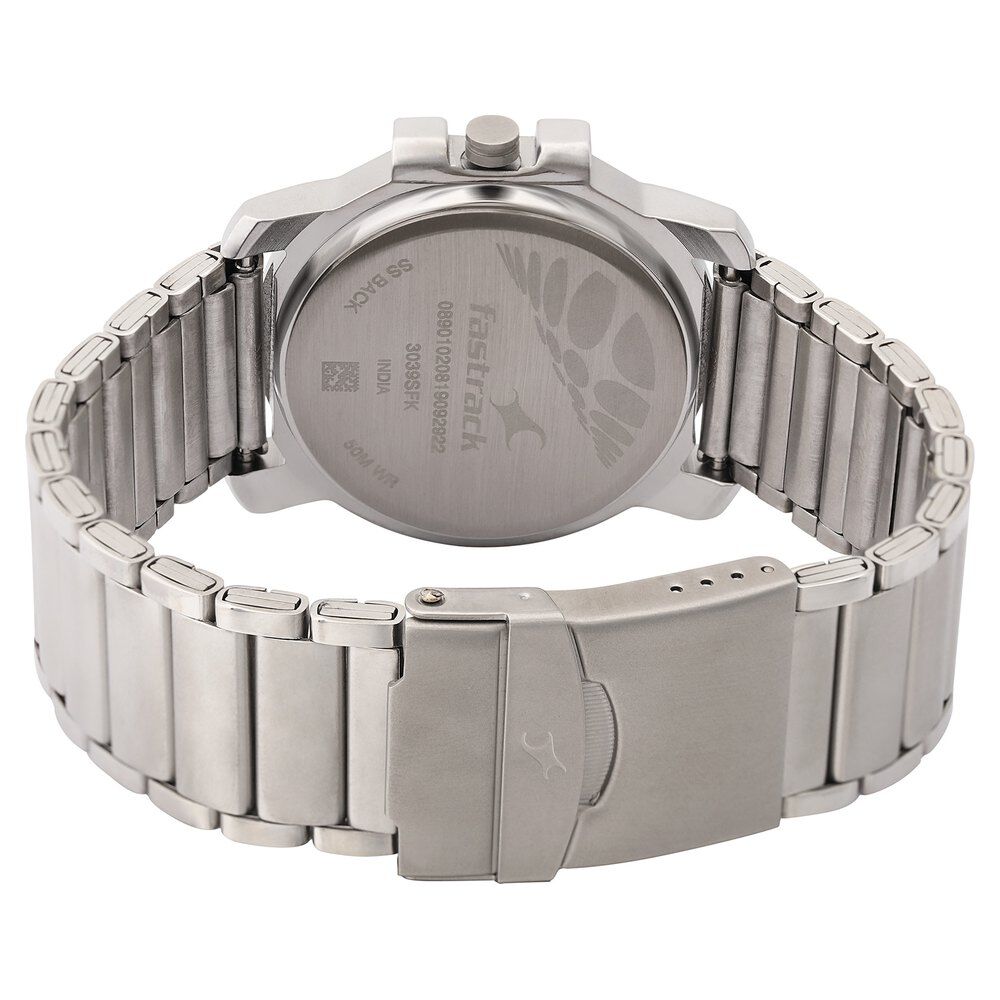 Fastrack Black Dial Quartz Analog with Date Watch for Guys NP3039SM11