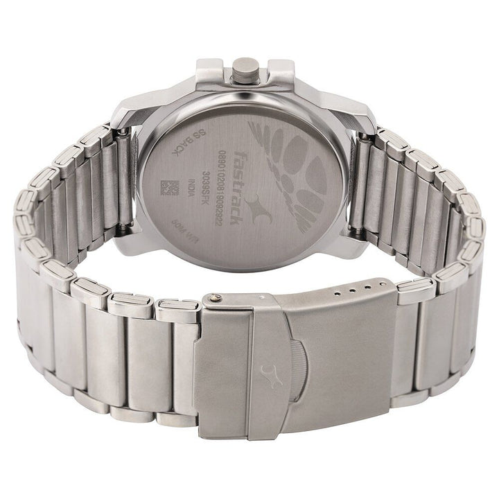 Fastrack Black Dial Quartz Analog with Date Watch for Guys NP3039SM11