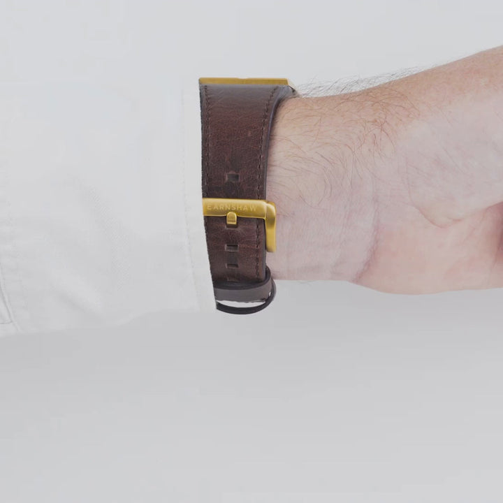 Earnshaw Invincible Tourbillon Tonneau Limited Edition Aurum Gold