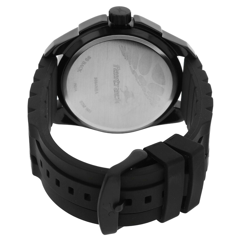 Fastrack Quartz Analog Brown Dial Plastic Strap Watch for Guys NS3084NP01