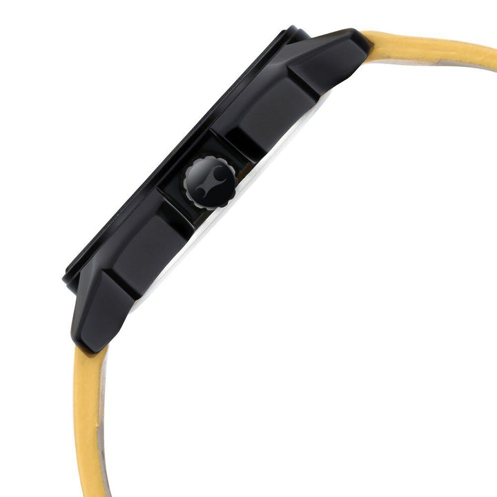 Fastrack Wear Your Look Quartz Analog Black Dial Leather Strap Watch for Guys NS3089NL01