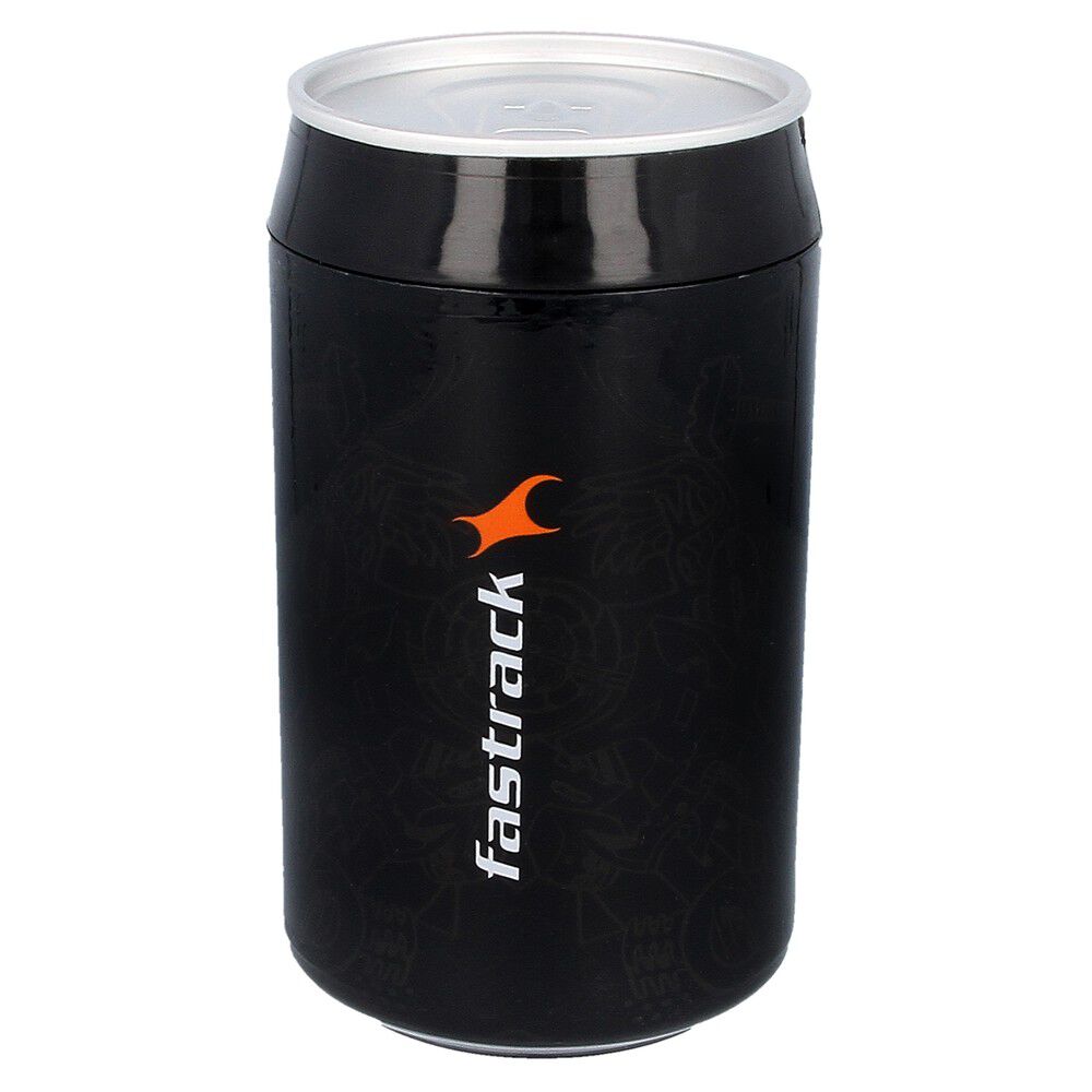 Fastrack Hitlist Quartz Analog Black Dial Stainless Steel Strap Watch for Guys NS3089NM02