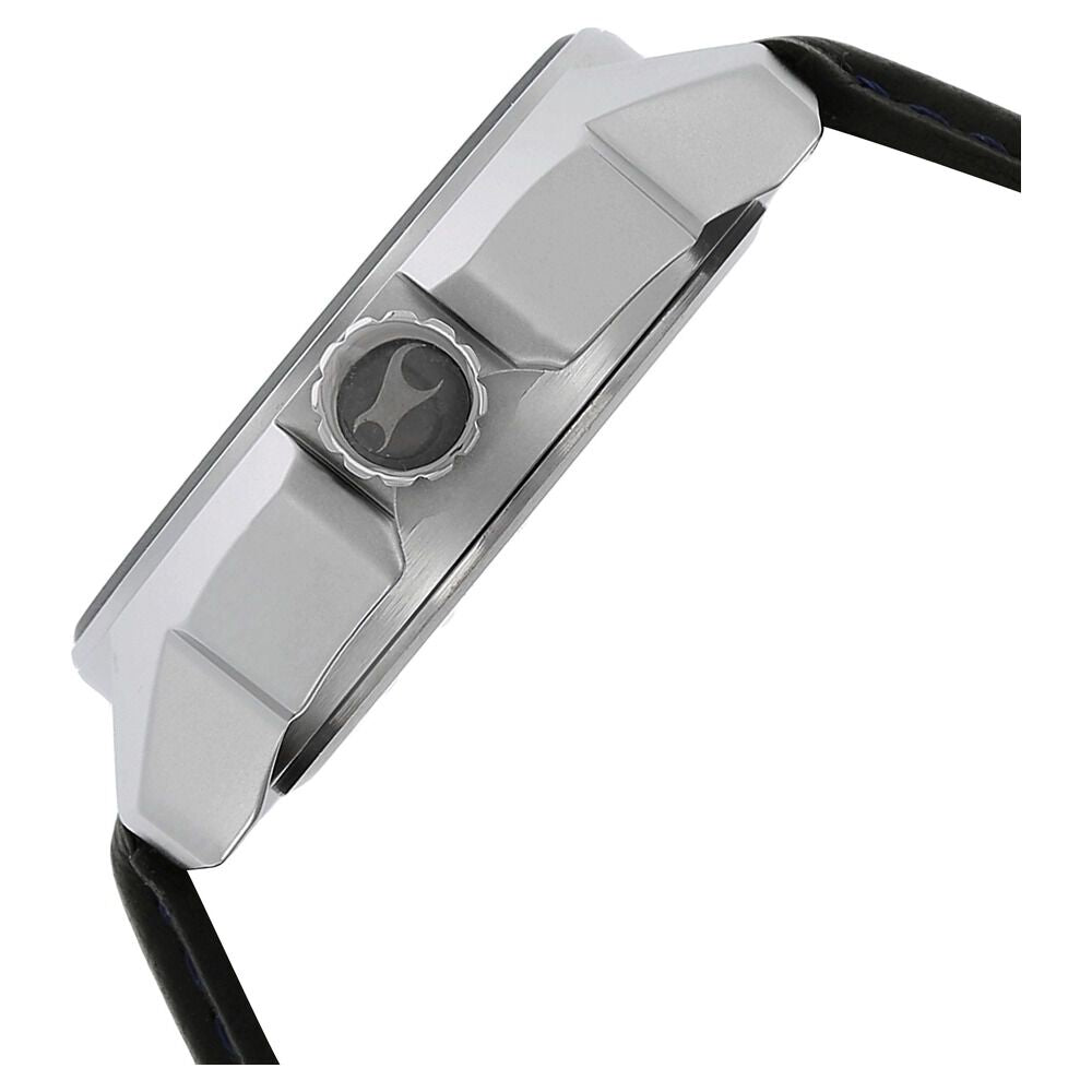 Fastrack Quartz Analog Purple Dial Leather Strap Watch for Guys NR3089SL01