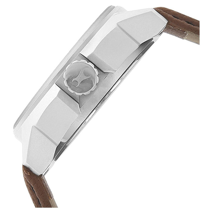 Fastrack Quartz Analog Black Dial Leather Strap Watch for Guys NS3089SL05