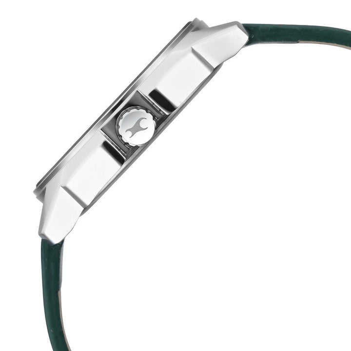 Fastrack Wear Your Look Quartz Analog Black Dial Leather Strap Watch for Guys NS3089SL16