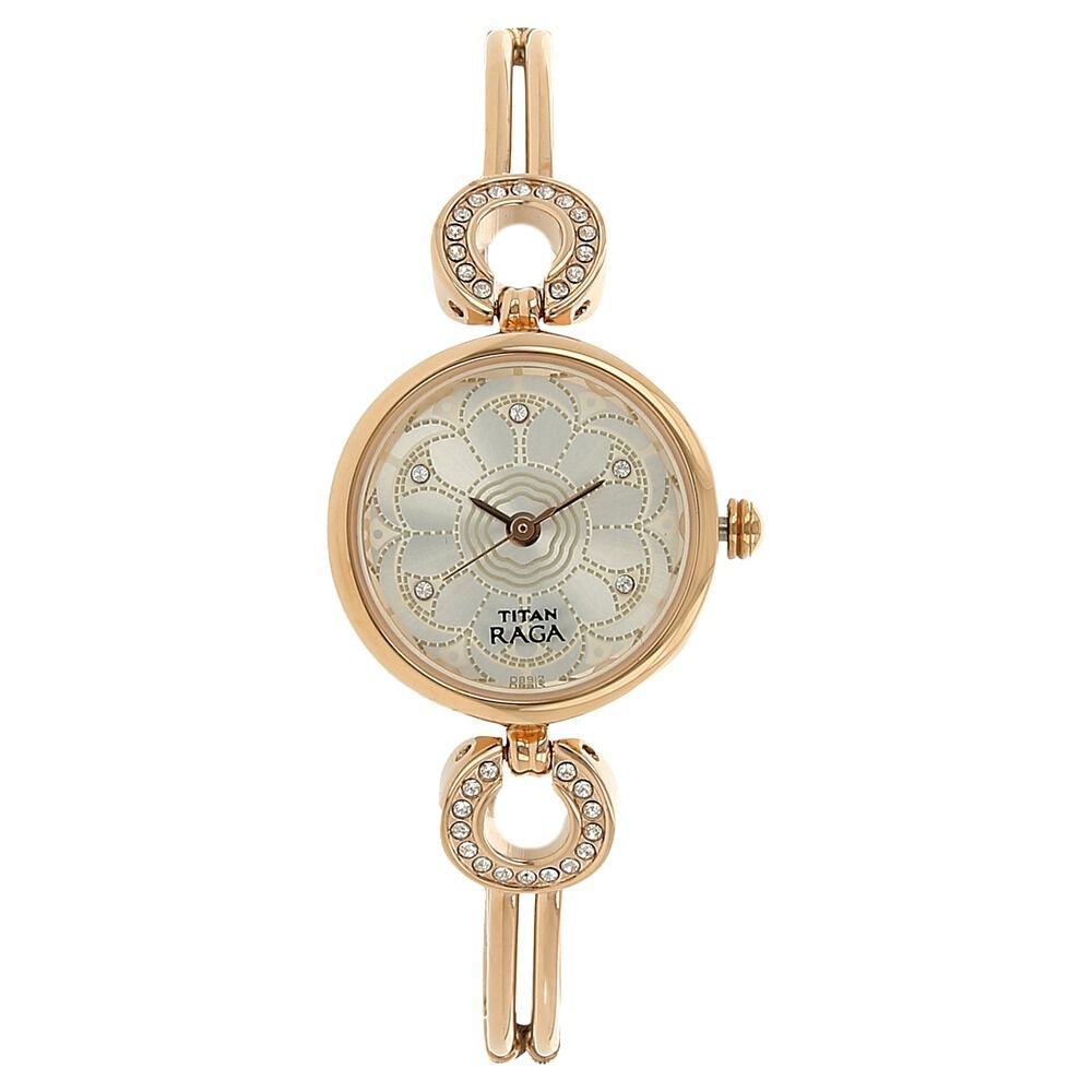 Titan Raga Weaves Silver Dial Women Watch With Metal Strap - The Watch Factory ®