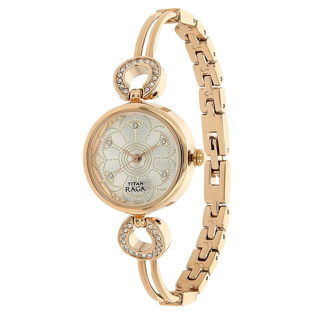 Titan Raga Weaves Silver Dial Women Watch With Metal Strap - The Watch Factory ®
