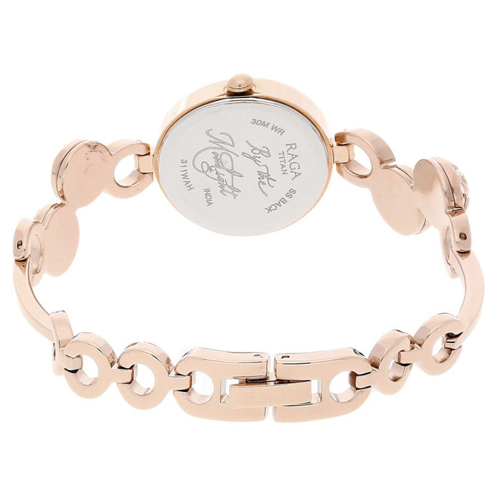 Titan Raga Moonlight Mother of Pearl Dial Women Watch With Metal Strap - The Watch Factory ®