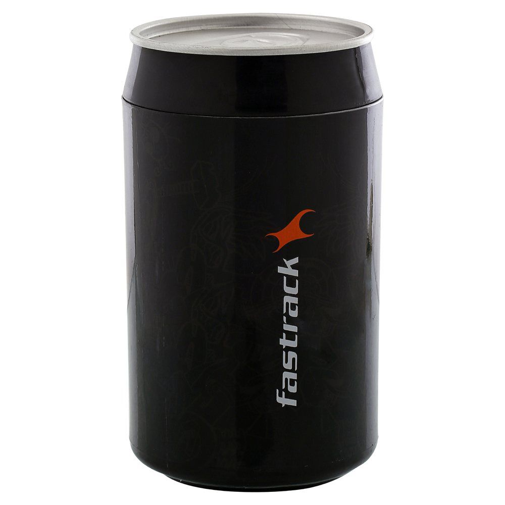 Fastrack Quartz Analog Black Dial Leather Strap Watch for Guys NS3120SL02