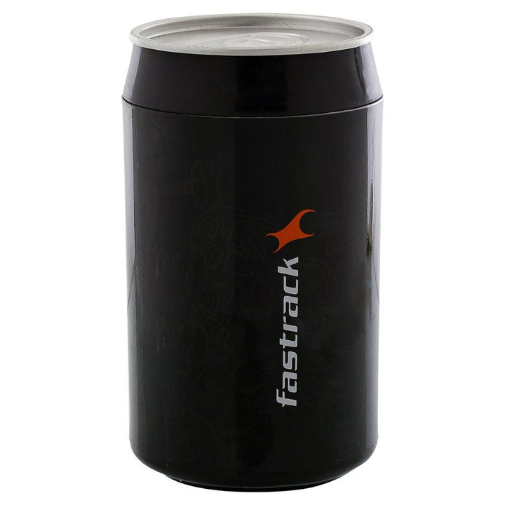 Fastrack Quartz Analog Black Dial Leather Strap Watch for Guys NS3120SL02