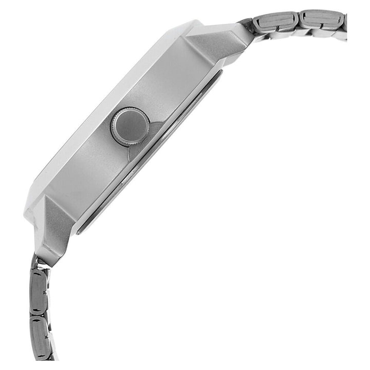 Fastrack Quartz Analog Silver Dial Stainless Steel Strap Watch for Guys NS3120SM01