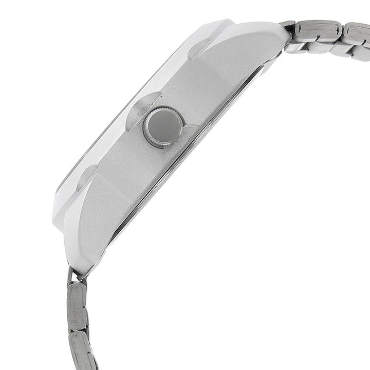 Fastrack Quartz Analog Silver Dial Stainless Steel Strap Watch for Guys NS3123SM02