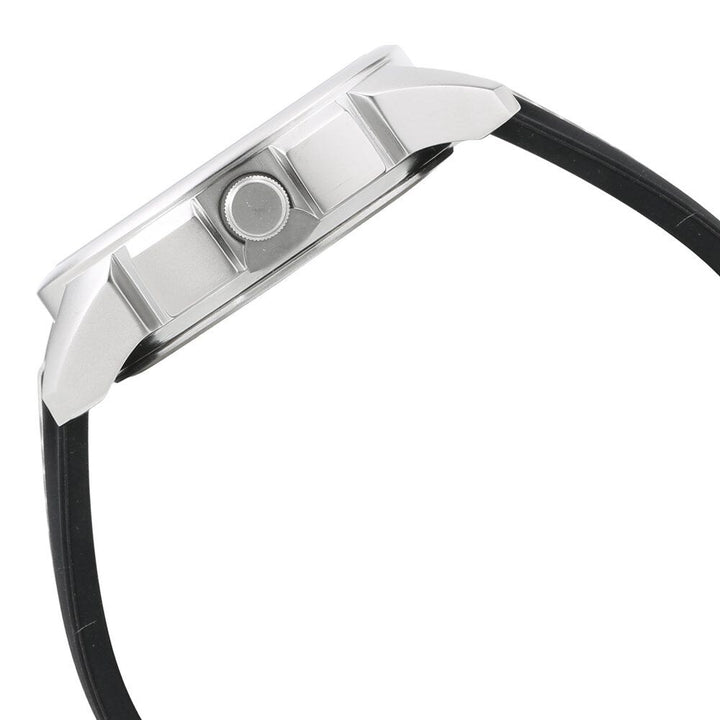 Fastrack Loopholes Quartz Analog Black Dial Silicone Strap Watch for Guys NP3124SP02