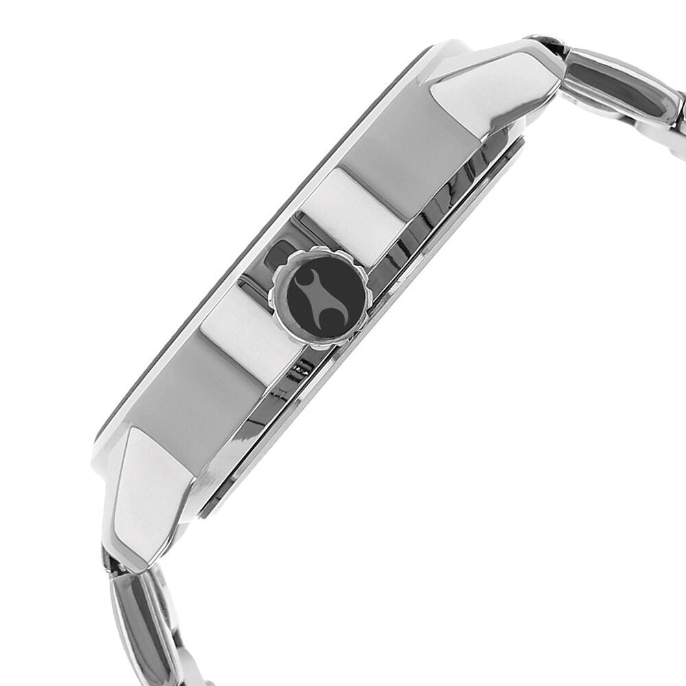 Fastrack Motorheads Quartz Analog Grey Dial Stainless Steel Strap Watch for Guys NK3159SM01