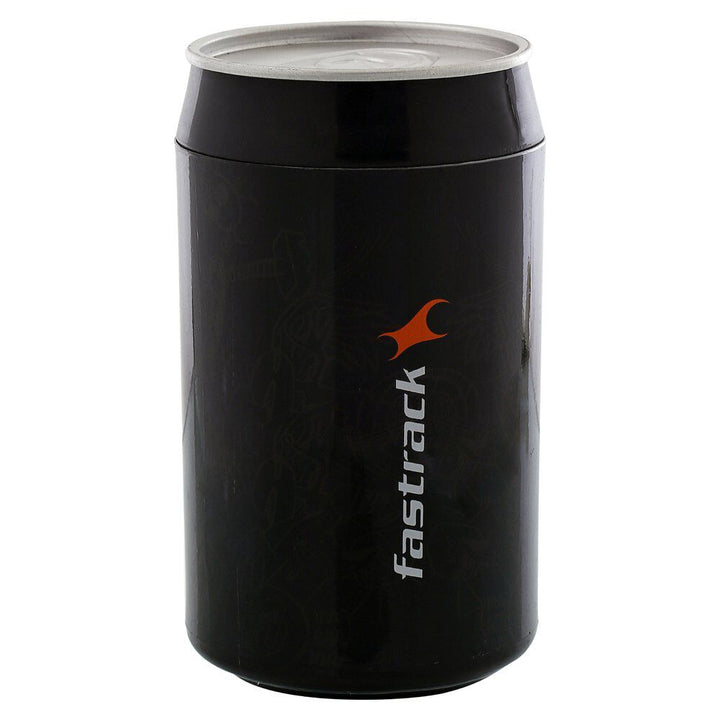 Fastrack All Nighters Quartz Multifunction Black Dial Leather Strap Watch for Guys NS3165NL01