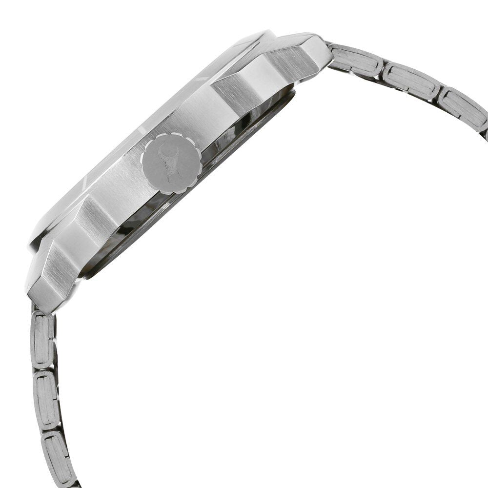 Fastrack Loopholes Quartz Analog Black Dial Stainless Steel Strap Watch for Guys NL3168SM02