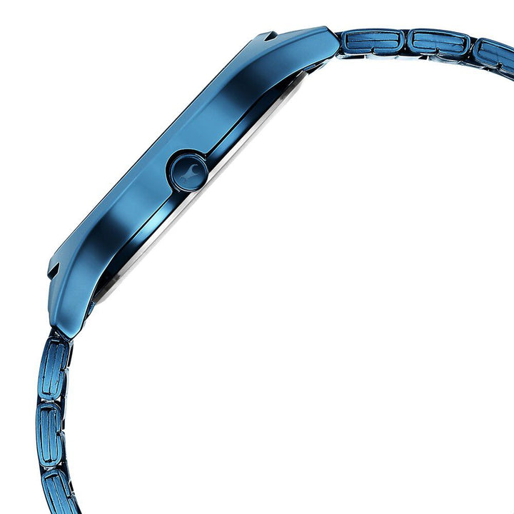 Fastrack Style Up Quartz Analog Blue Dial Stainless Steel Strap Watch for Guys NS3184QM01