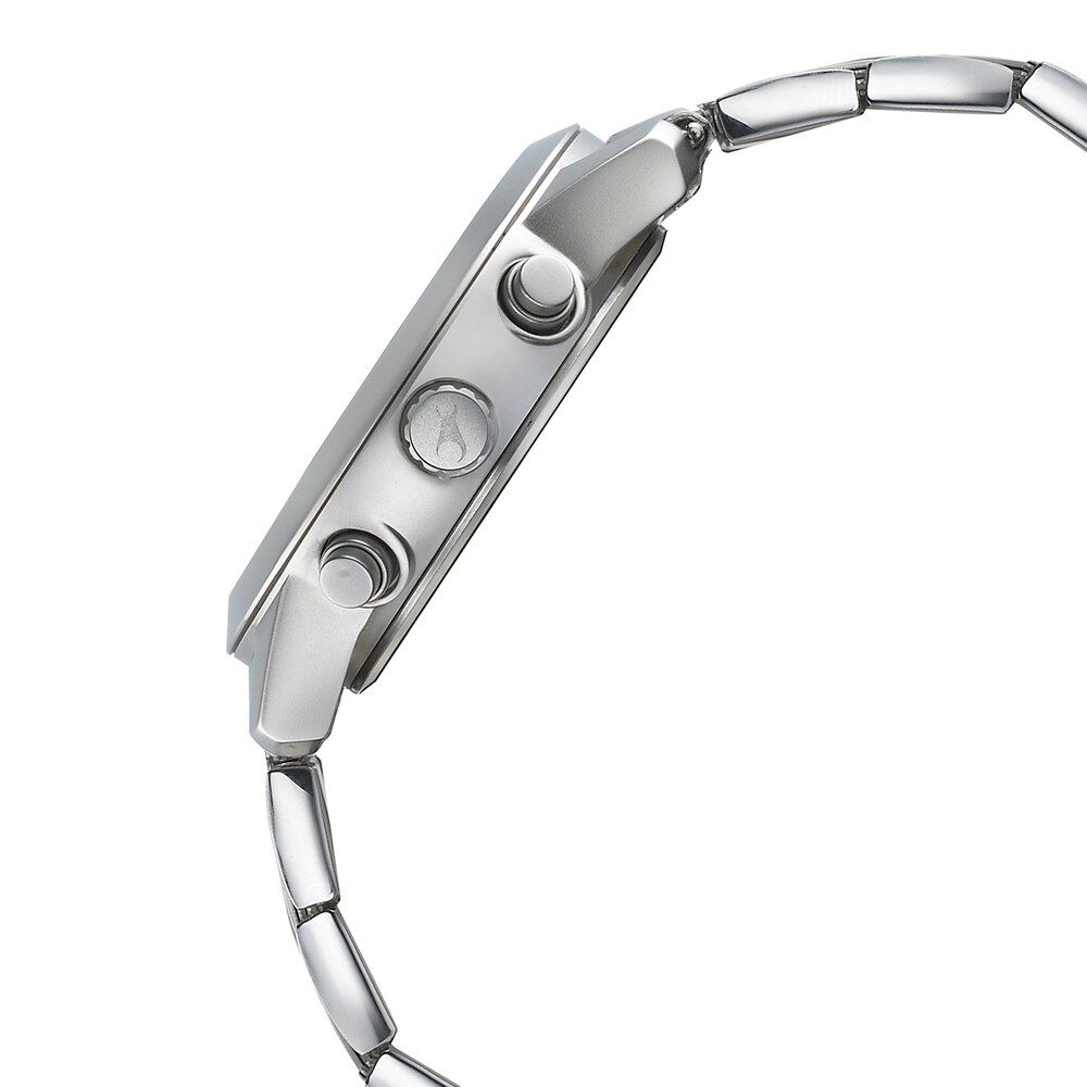 Fastrack Go Skate Quartz Multifunction Blue Dial Stainless Steel Strap Watch for Guys NP3216SM01