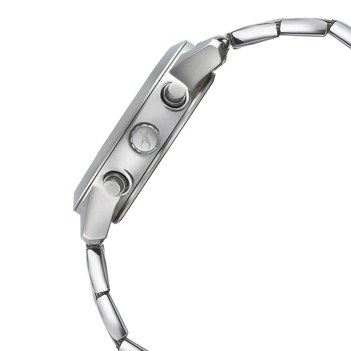 Fastrack Go Skate Quartz Multifunction Blue Dial Stainless Steel Strap Watch for Guys NP3216SM01