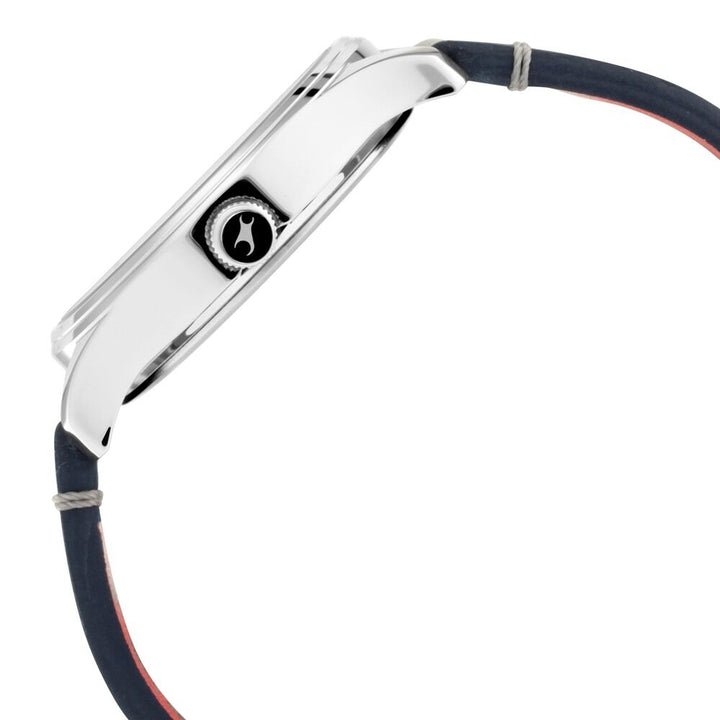 Fastrack I Love Me Quartz Analog Silver Dial Leather Strap Watch for Guys NR3236SL01