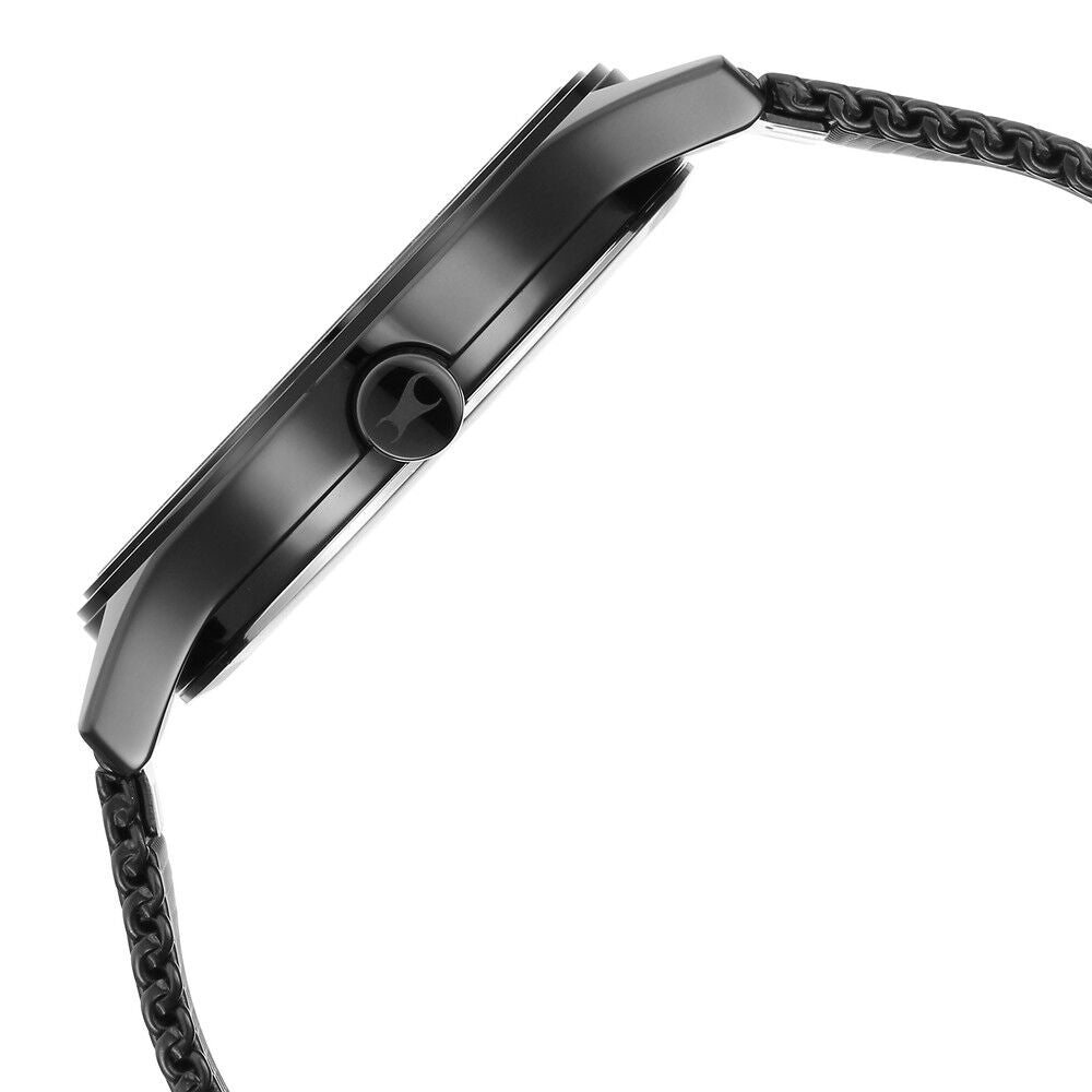 Fastrack Style Up Quartz Analog with Day and Date Black Dial Stainless Steel Strap Watch for Guys NS3247NM03