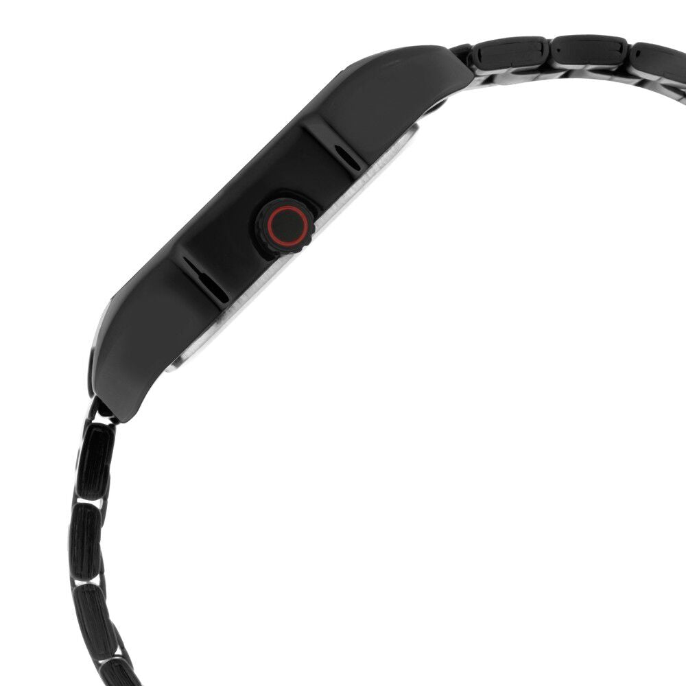 Fastrack Gamify Quartz Analog with Day and Date Black Dial Metal Strap Watch for Guys NS3249NM01