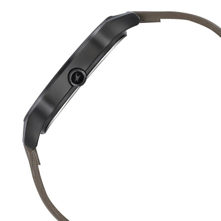 Fastrack Dial It Up Quartz Multifunction Beige Dial Leather Strap Watch for Guys NS3252NL01