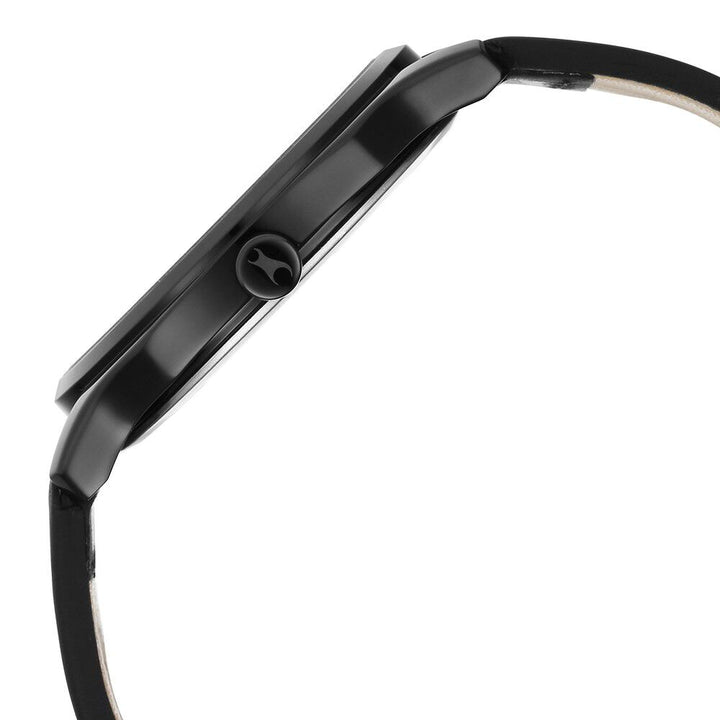 Fastrack Stunners Quartz Analog Anthracite Dial Leather Strap Watch for Guys NS3255NL01