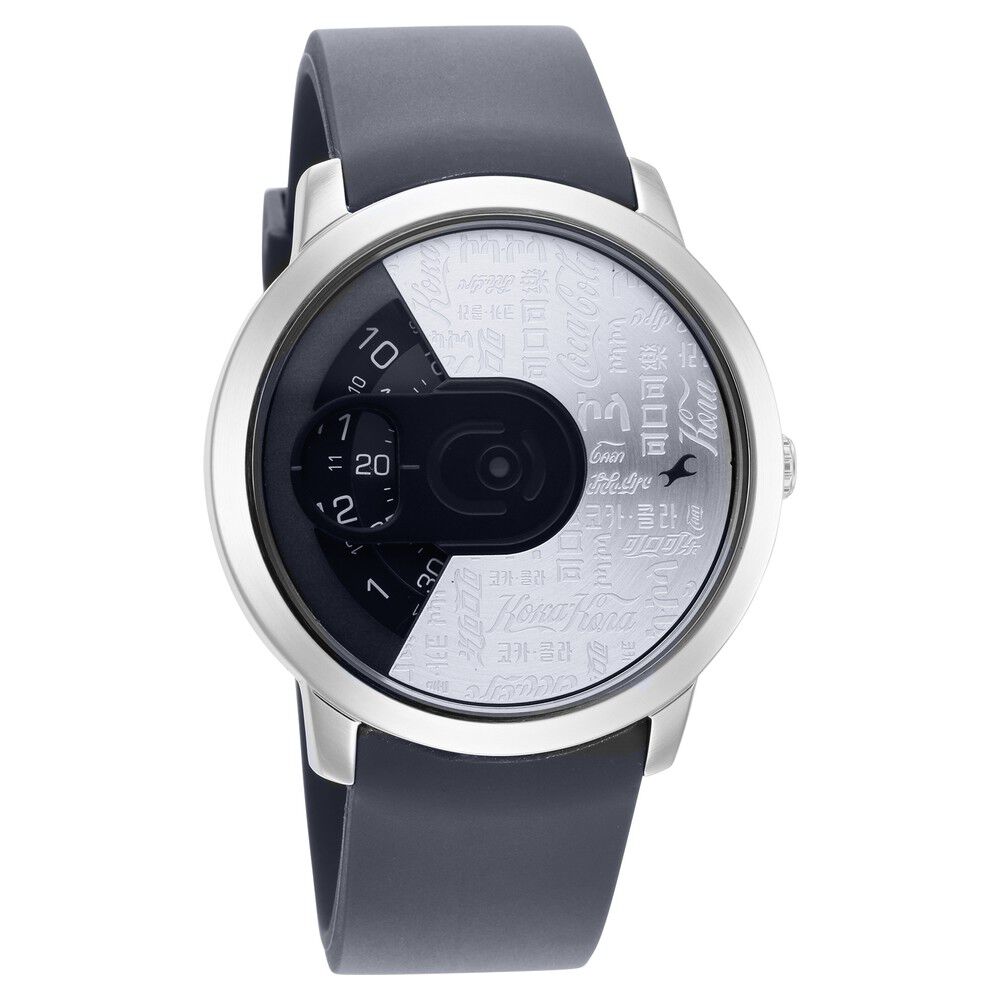 Fastrack Coca Cola Edition By Fastrack Quartz Analog Black Dial Plastic Strap Watch for Guys 3260SP01