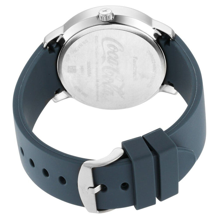 Fastrack Coca Cola Edition By Fastrack Quartz Analog Black Dial Plastic Strap Watch for Guys 3260SP01