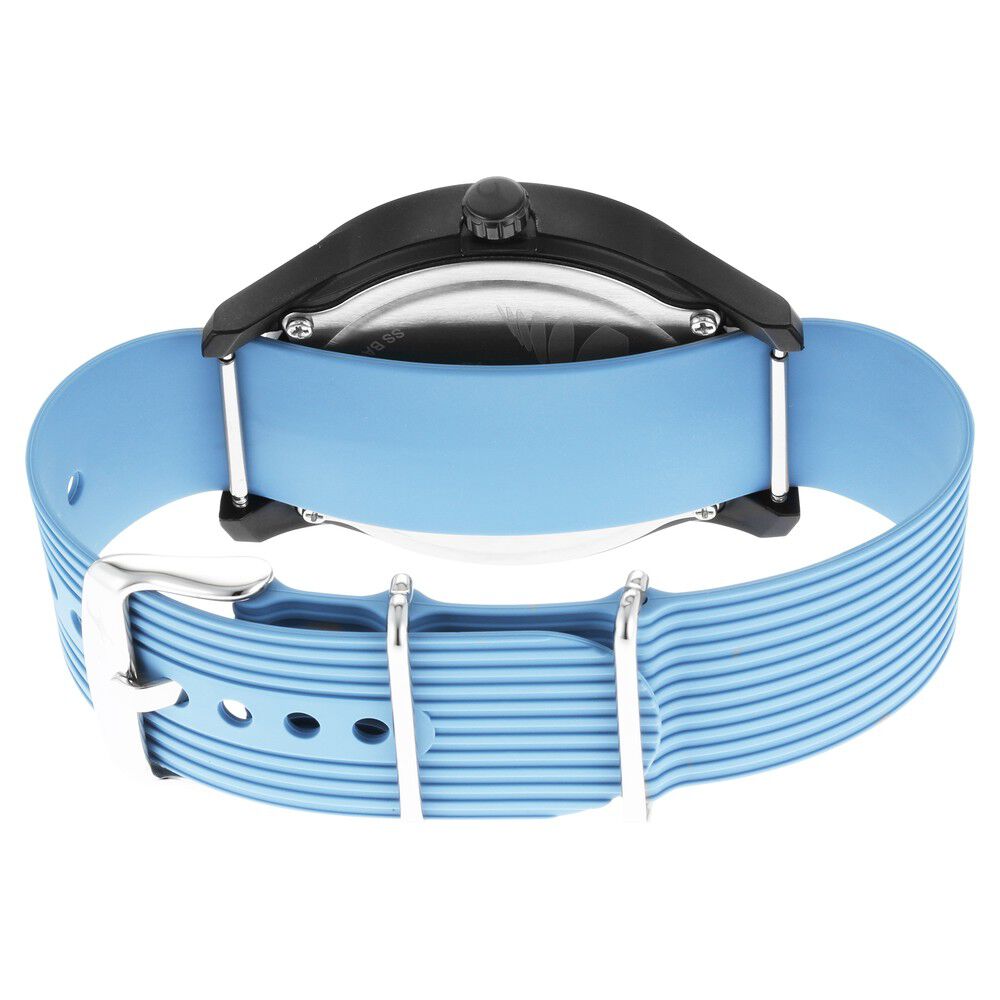 Fastrack Urban Bounce Quartz Analog Grey Dial Silicone Strap Watch for Guys 3265PP02