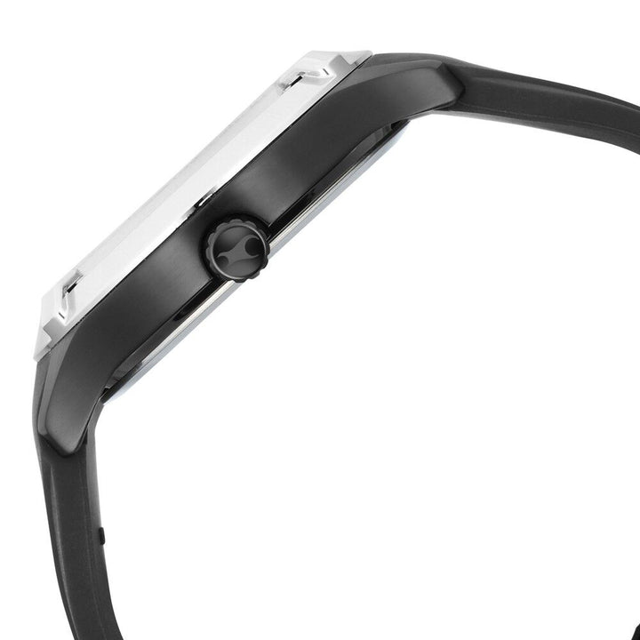 Fastrack Urban Bounce Quartz Analog Black Dial Silicone Strap Watch for Guys 3268KP01