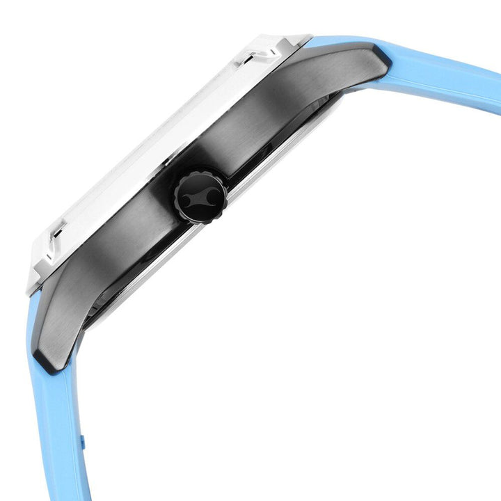 Fastrack Urban Bounce Quartz Analog Black Dial Silicone Strap Watch for Guys 3268KP02