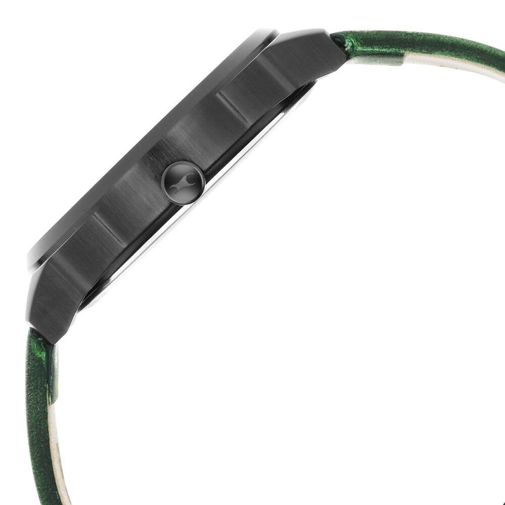 Fastrack After Dark Black Dial Leather Strap Watch for Guys NS3273NL01