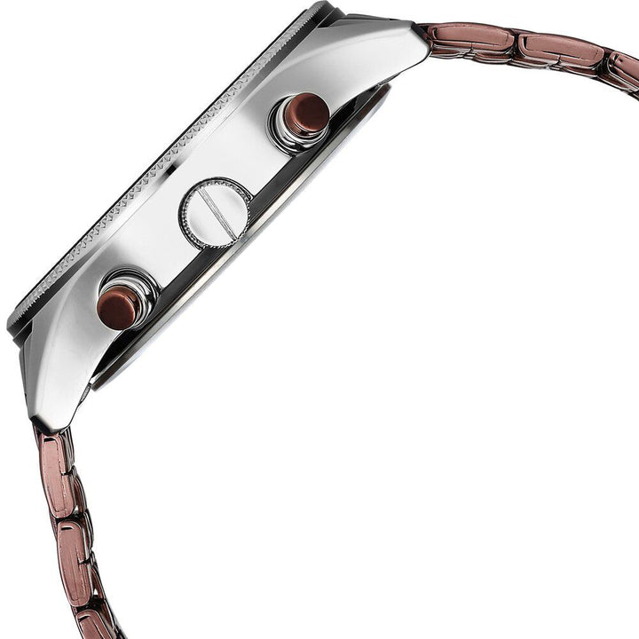 Fastrack Thor Quartz Multifunction Red Dial Metal Strap Watch for Guys NS3286KM01