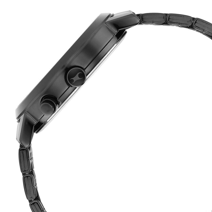 Fastrack Tick Tock Quartz Multifunction Black Dial Metal Strap Watch for Guys NS3287NM01