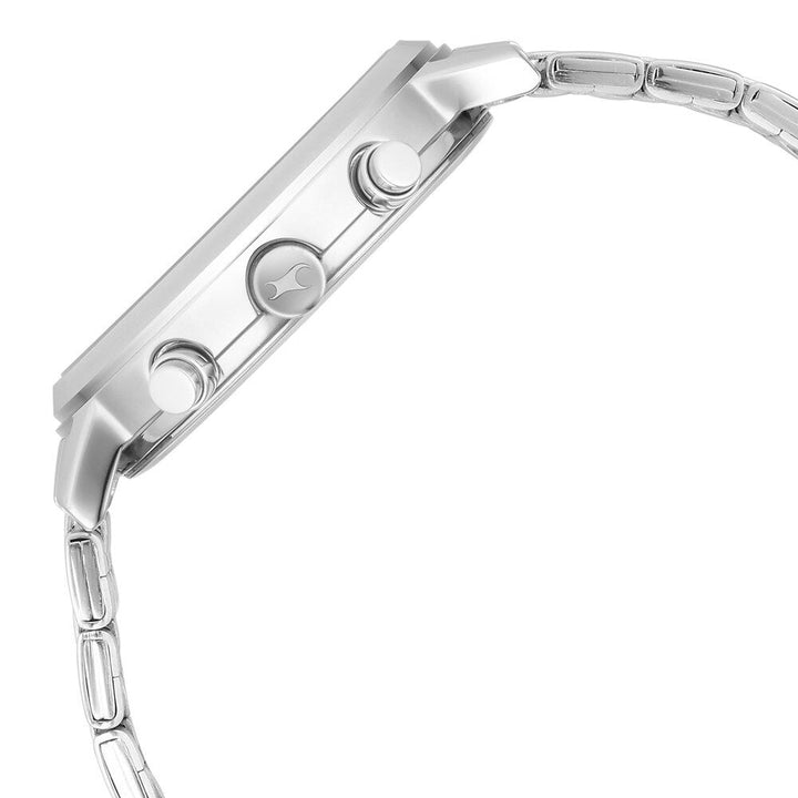 Fastrack Tick Tock White Dial Watch for Guys NS3287SM01