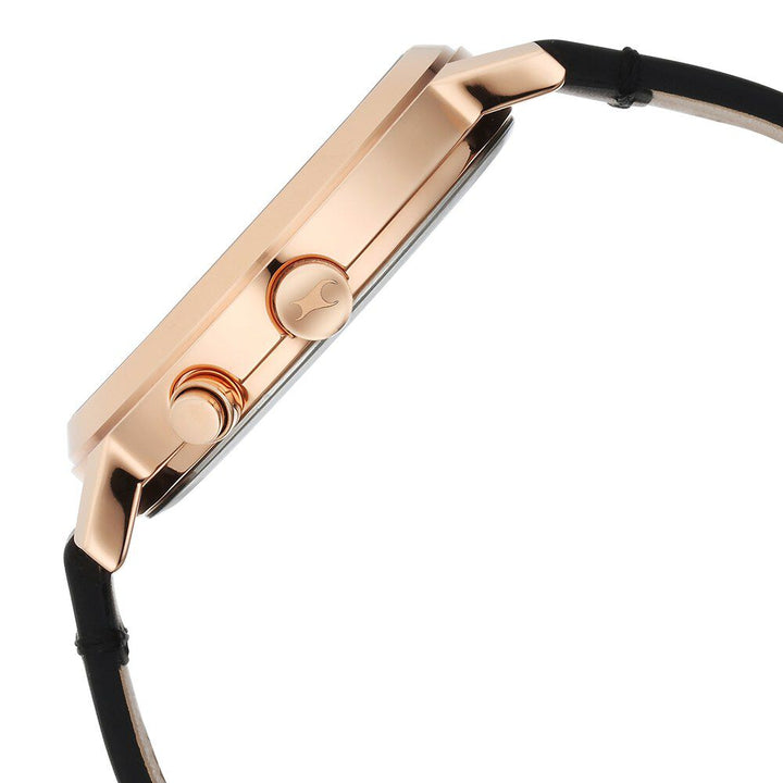 Fastrack Tick Tock Brown Dial Watch for Guys NS3287WL02